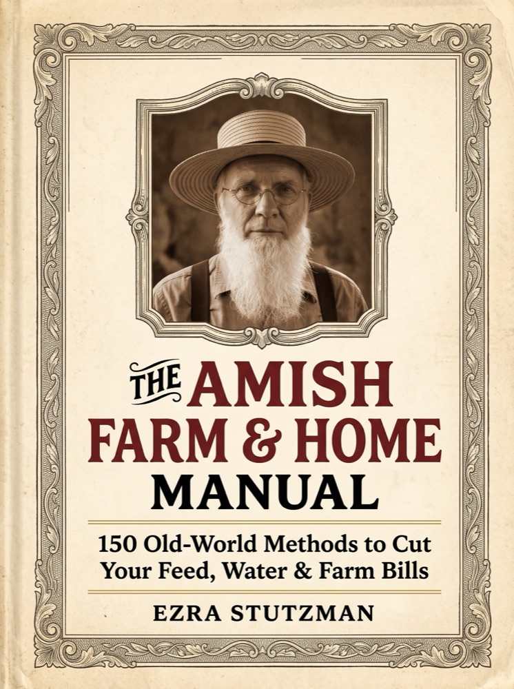 The Amish Farm & Home Manual — heirloom hardcover by Ezra Stutzman